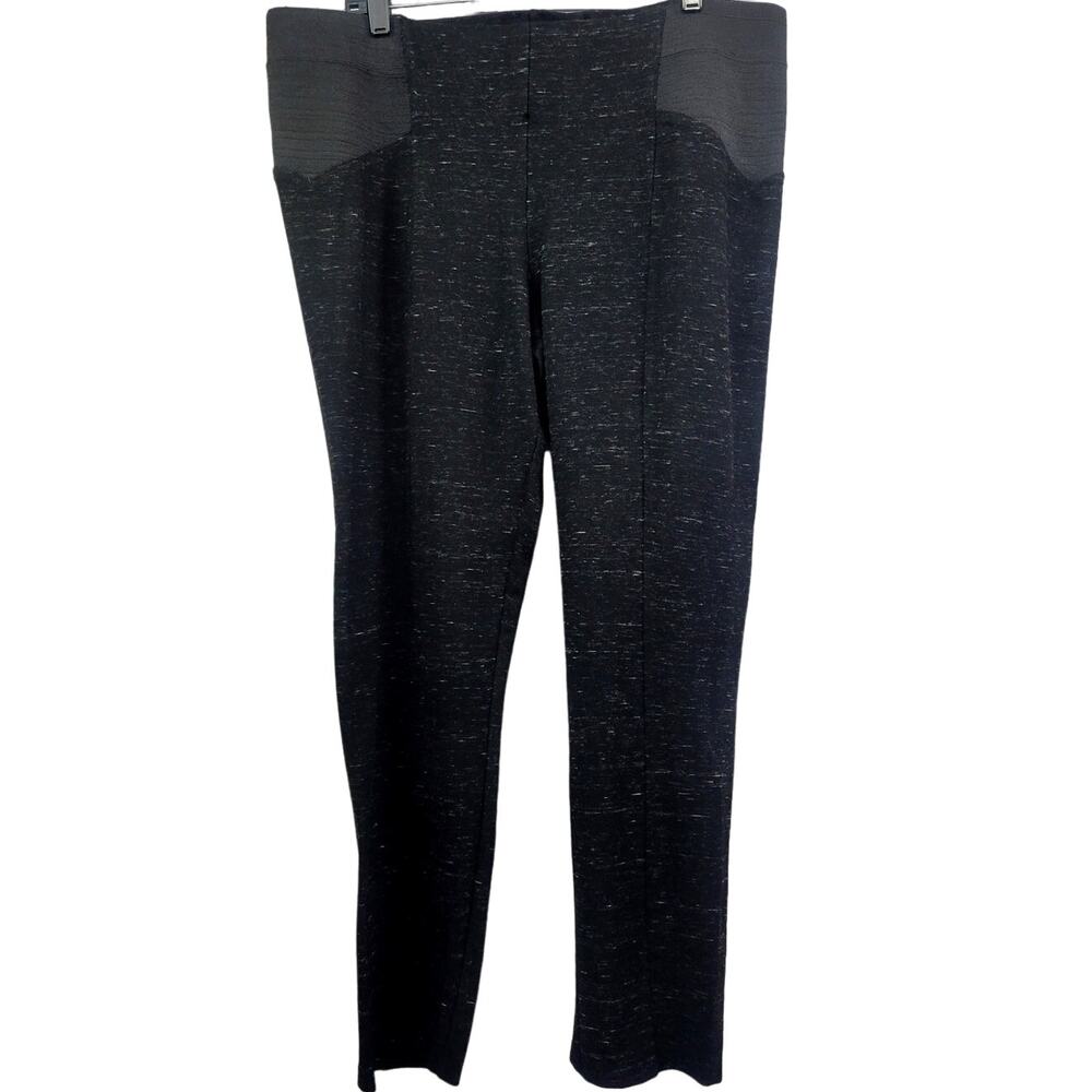 One 5 One Woman Black Leggings Plus Size 2X